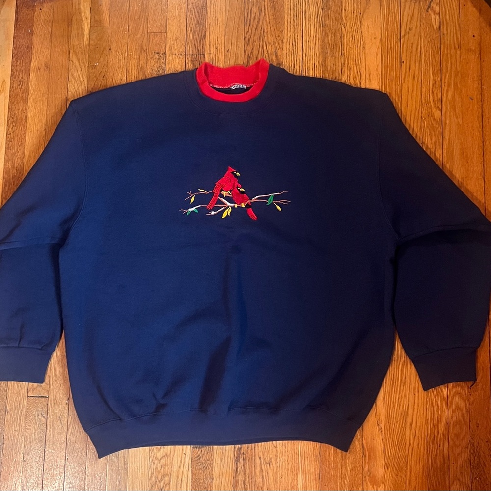 Navy blue cardinal sweatshirt